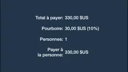 calculateur de pourboire - libre iPhone Captures Décran 2