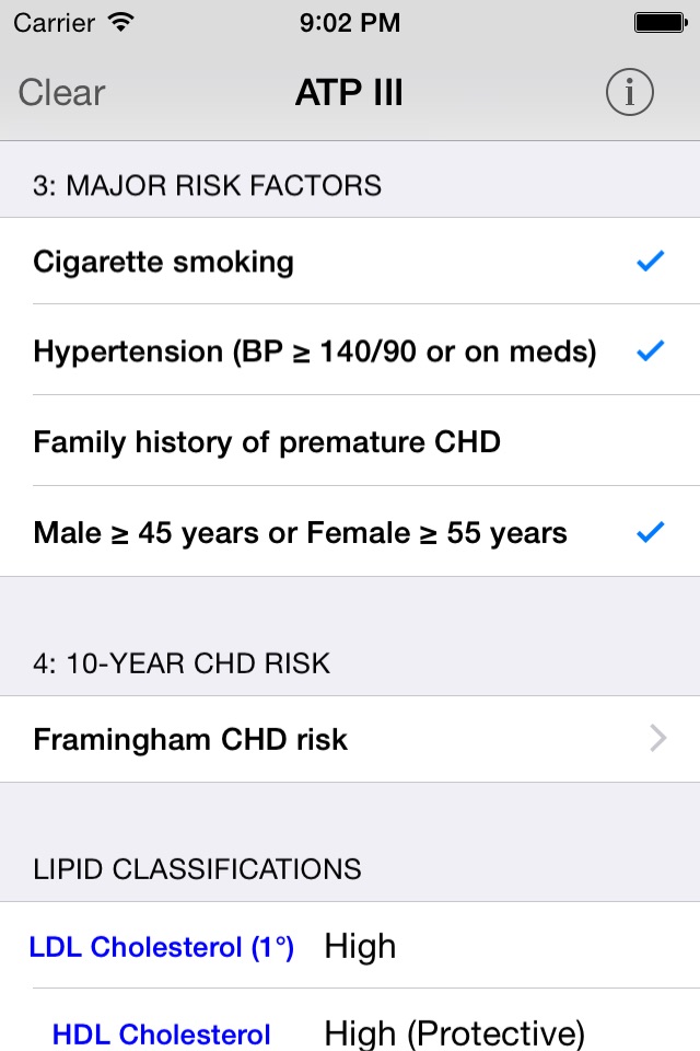 ATP3 Lipids Cholesterol Management screenshot 3