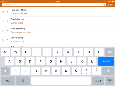 Screenshot #6 pour Spanish Phrasebook: Conversational Spanish