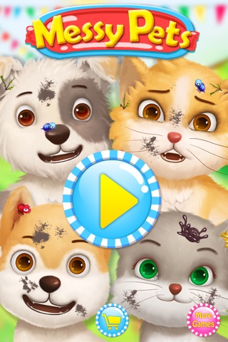 Messy Pets - CRAZY bath and play time makeover for kids! screenshot 2