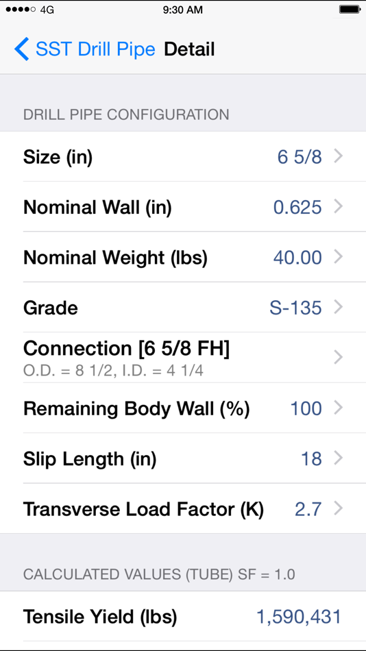 #2. SSTDrillPipe (iOS) 由: Sub Surface Tools, LLC