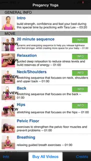 pregnancy yoga with tara lee iPhone Captures Décran 1