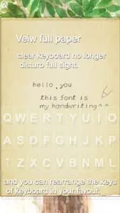 handwriting 트리 포스트 free screenshot #3 for iPhone