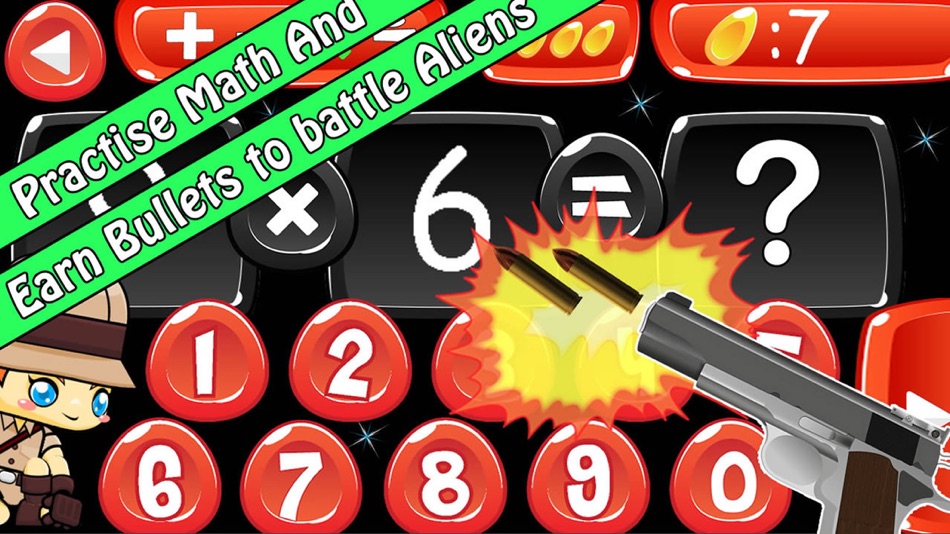 #2. Math Vs Aliens (iOS) 由: Kok Leong Tan