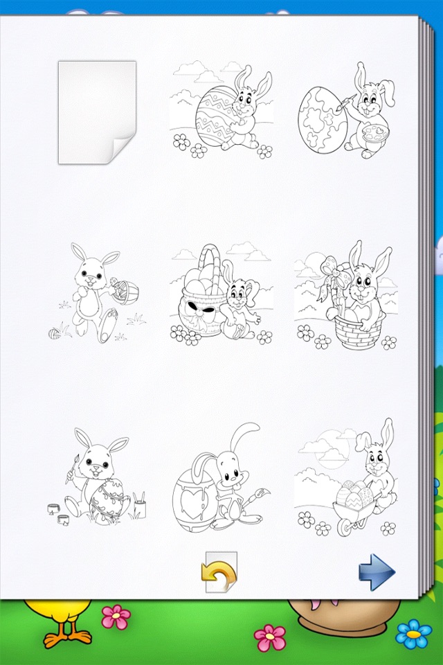 Easter Egg Kids Coloring Book! screenshot 2