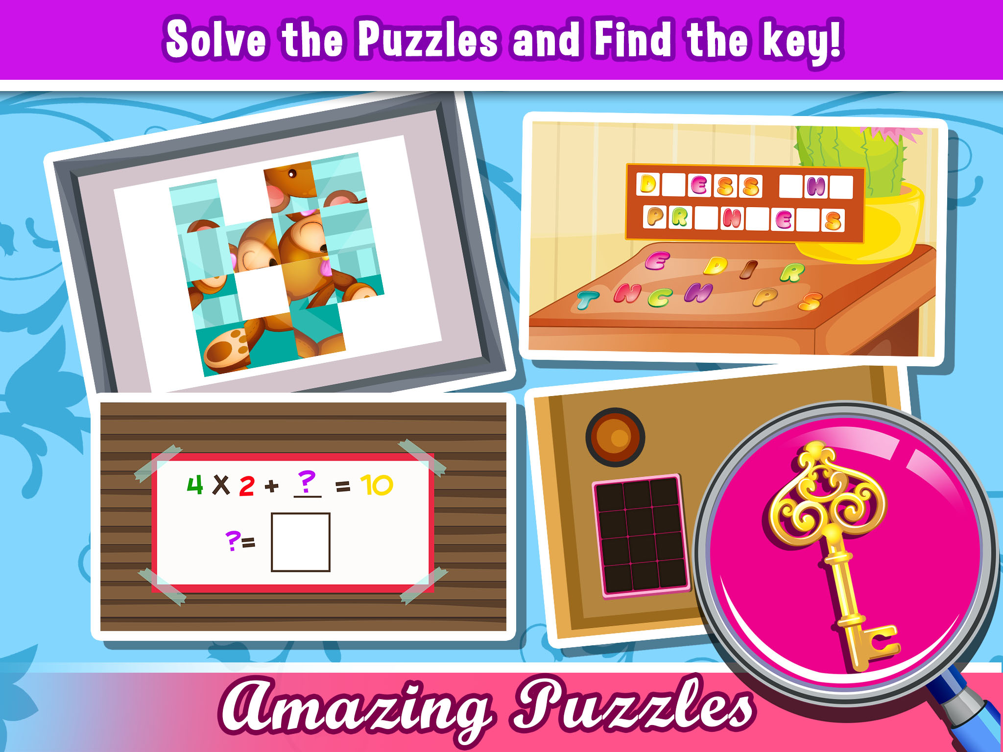 A Princess Hollywood Hidden Object Puzzle - can u escape in a rising pics game for teenage girl stars screenshot 6