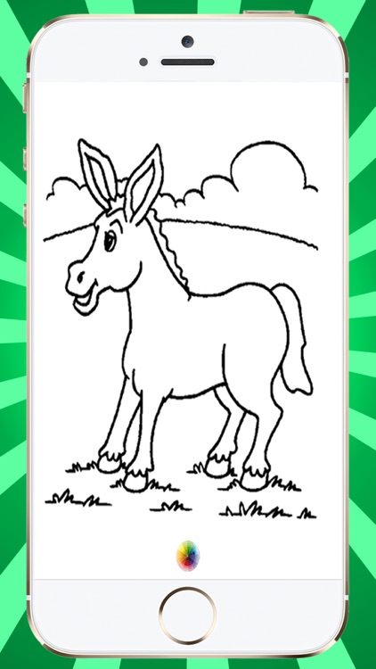 Coloring Book Farm Animals