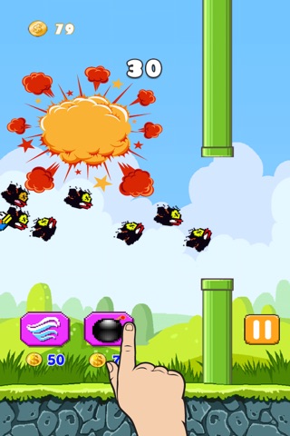 Flappy Smash 2 - Bird Defense screenshot 3