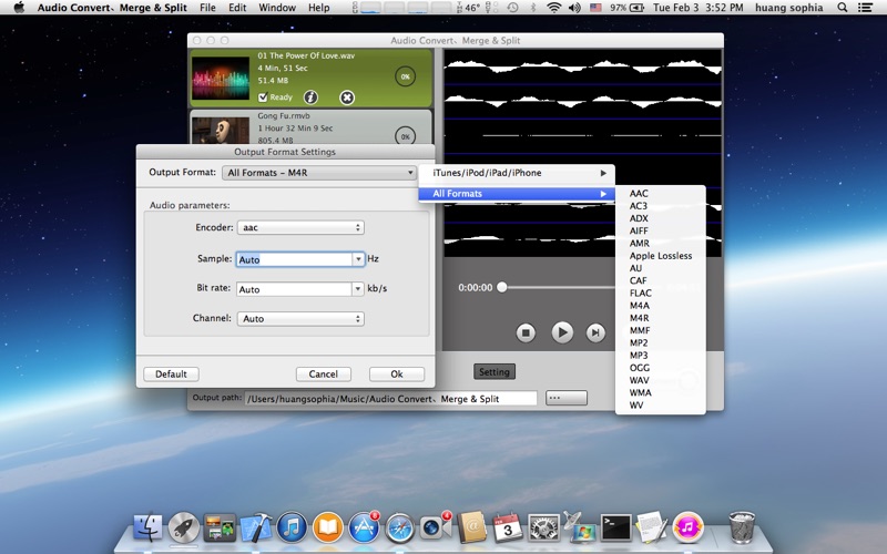 Screenshot #2 pour Audio Convert、Merge & Split