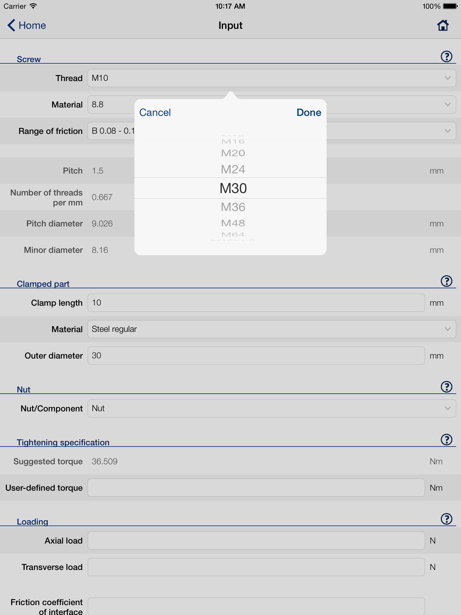 Screw-Designer Basic screenshot 8
