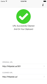 Clean Links screenshot