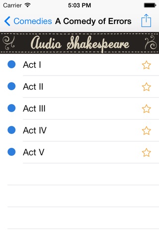 Shakespeare Audio Library screenshot 3