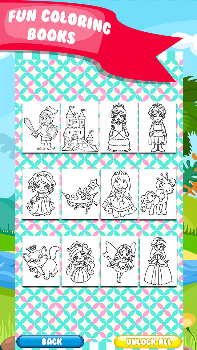 Kids Doodle Coloring Book Drawing - Preschool Toddler Fun