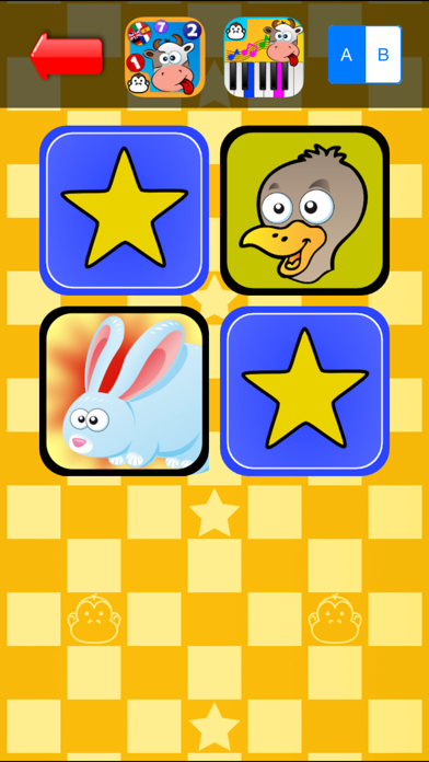 Baby Memory Genius - Funny farm animals iPhone screenshot