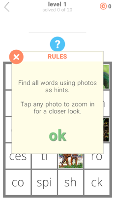 1 Pic 1 Clue: Word Search Game screenshot 3