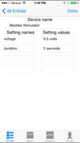 UroBladderDiary screenshot