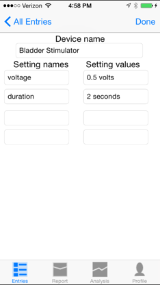 UroBladderDiary screenshot 4