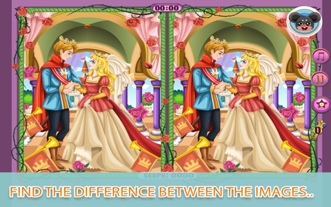 Fairytale Story Sleeping Beauty - romantic puzzle game with prince and princess screenshot 3