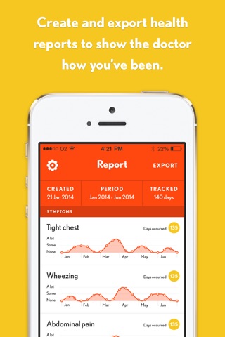 Health Mapper - the app for monitoring ANY long-term health condition. screenshot 4