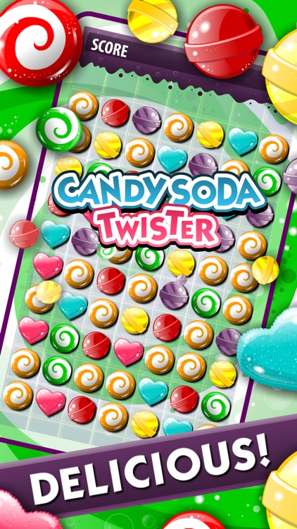 ``` A Soda Candy Twist``` - Fun Match 3 Rumble Of Rainbow Puzzle's For Kids FREE