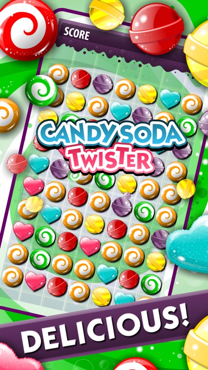``` A Soda Candy Twist``` - Fun Match 3 Rumble Of Rainbow Puzzle's For Kids FREE