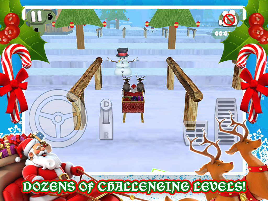3D Santa's Sleigh Christmas Parking Game FREE screenshot 8