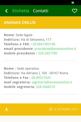 ANANAS onlus screenshot 2