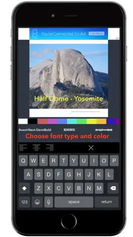 Game screenshot QuickPhotoTxt - add text to photos fast hack
