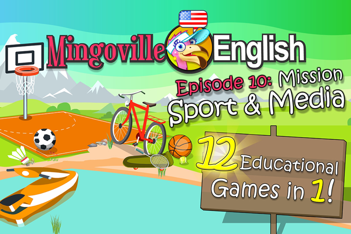 Sport and Media - Play with English letters words phrases and sentences