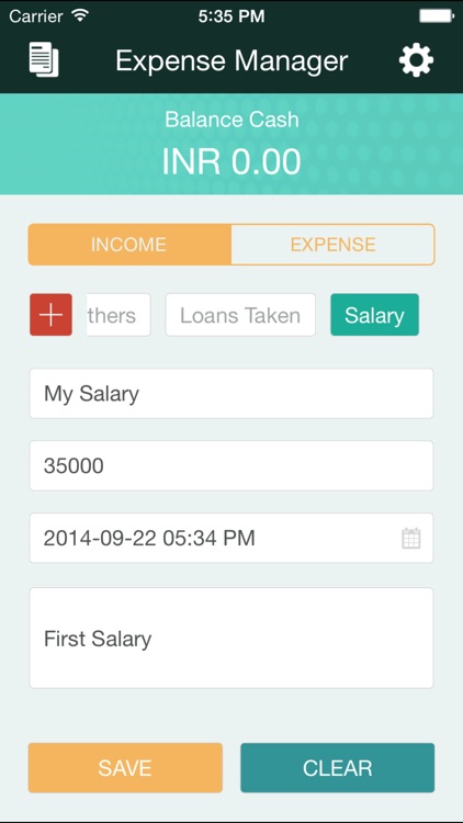 Expense Manager Lite