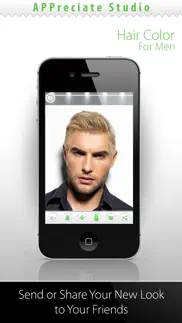 hair color for men – real hairstyles iphone screenshot 4