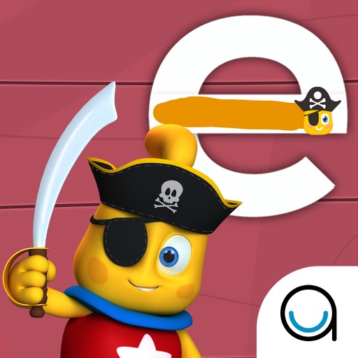 Gold Trace - Icky the Pirate's Treasure Trace! Learn Upper & Lowercase ABC - Lesson 3 of 3 Free icon