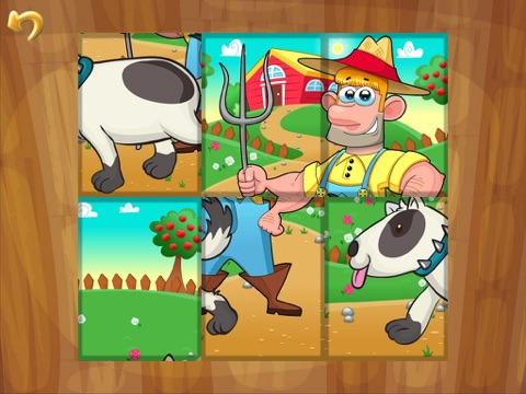 Cute Dogs Jigsaw Puzzles for Kids and Toddlers Lite - Preschool Learning by Tiltan Games iPad screenshot