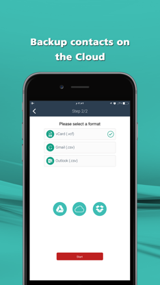 Contacts Manager - ِEdit Contacts & Backup on Dropbox, iCloud and Google drive screenshot 1