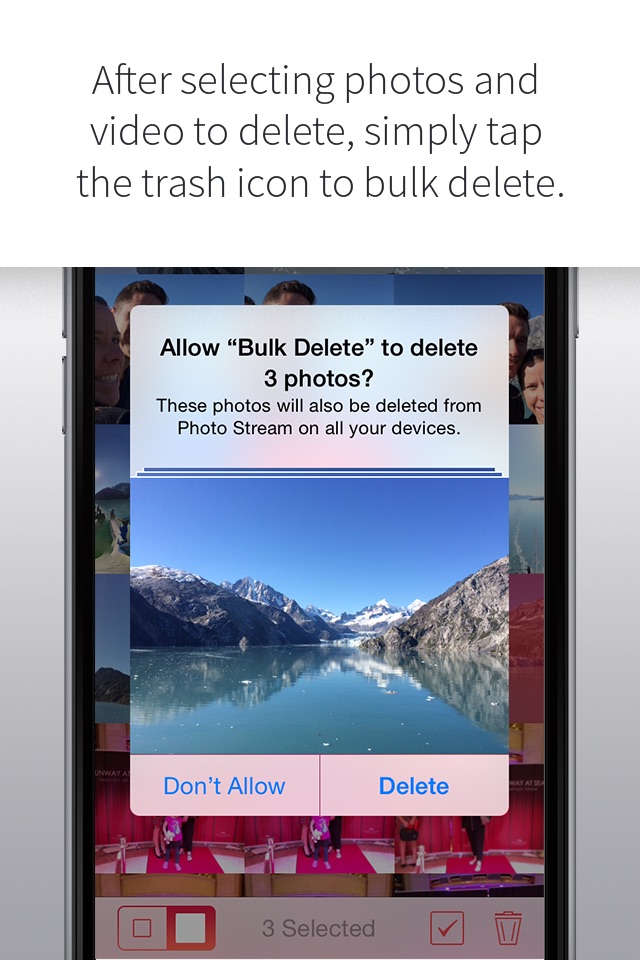 Bulk Delete - Clean up your camera roll screenshot 4