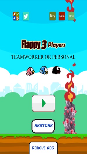 Flappy 3 Players Colorful(圖1)-速報App