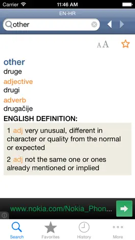 Game screenshot Croatian<>English Dictionary apk