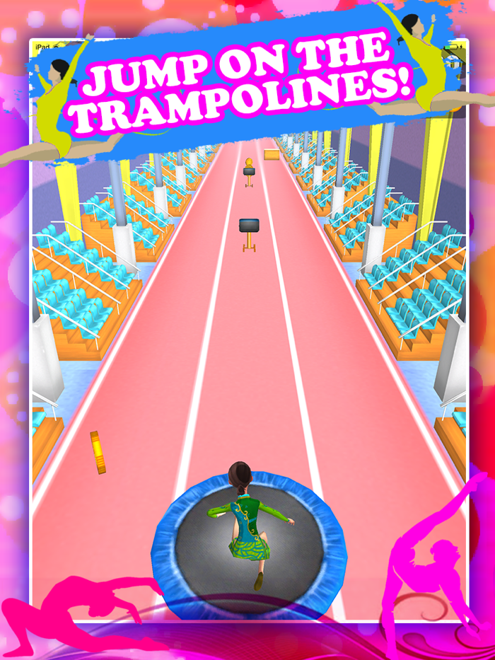 American Gymnastics Girly Girl Run Game FREE