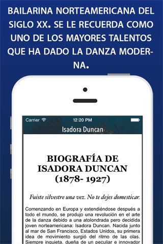 Isadora Duncan: Vivir para danzar screenshot 2