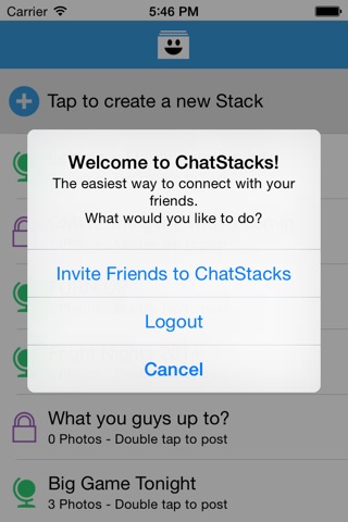 ChatStacks - Group Picture Messaging screenshot 4