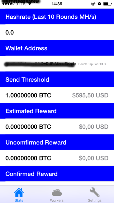 Screenshot #2 pour Bitcoin.CZ - Bitcoin pool mining monitor