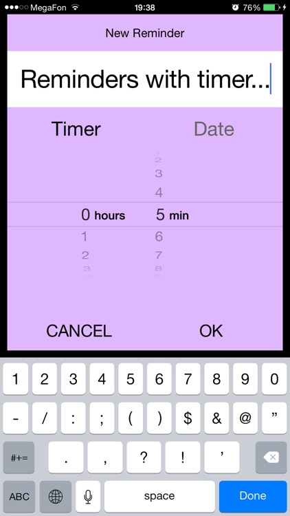 Remi - simple & bold reminder for your tasks and to-do lists with timer, alarm, countdown, snooze and nag