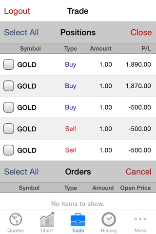 MFG iTrader screenshot 4