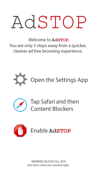 Screenshot #1 pour AdSTOP - Ad Blocker