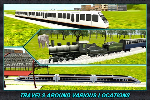 Real Train Driver Simulator 3D – drive the engine on railway lines and reach the destination in time screenshot 2