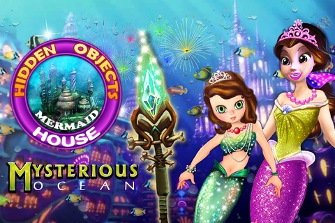 Hidden Object Mermaid House - Underwater Mystery Hidden Objects Game screenshot 4