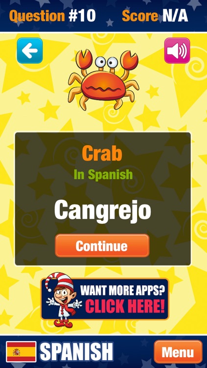 Spanish Language for Kids - Free Lessons for Beginners with Voice and Flashcards screenshot-3