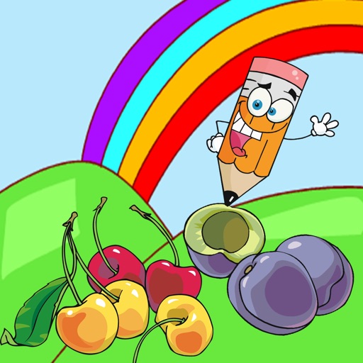 Vegetables And Fruit Coloring Suitable For Toddler iOS App