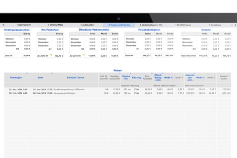 EÜR 2014 für Numbers screenshot 4