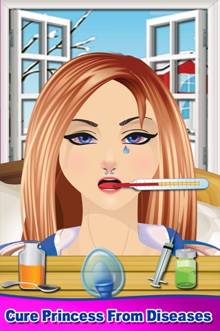 Ice Princess Doctor – Treat snow queen in your hospital clinic and give medical care. screenshot 2